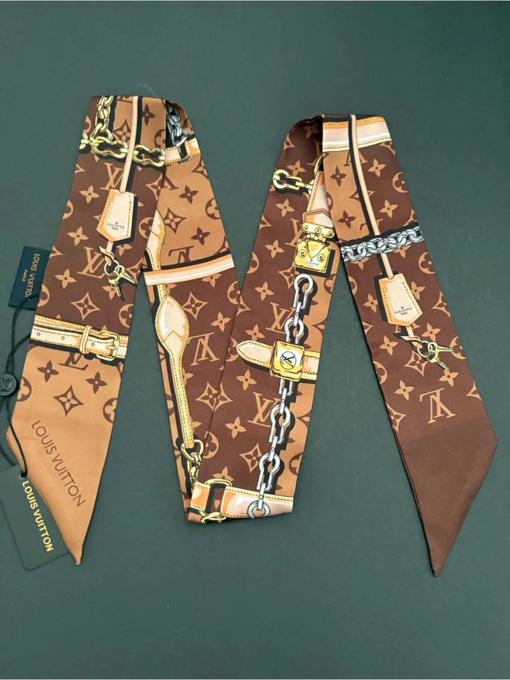 Fashion Silk Scarf Long Twilly